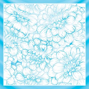 khăn bandana lụa silk họa tiết hoa - Mã 49 40