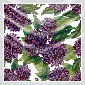 khăn bandana lụa silk họa tiết hoa - Mã 50 42