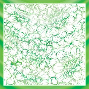 khăn bandana lụa silk họa tiết hoa - Mã 49 44