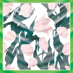 khăn bandana lụa silk họa tiết hoa - Mã 51 45 khăn bandana lụa silk họa tiết hoa - Mã 51 44