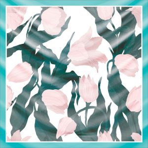 khăn bandana lụa silk họa tiết hoa - Mã 51 47 khăn bandana lụa silk họa tiết hoa - Mã 51 46