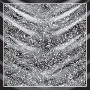 khăn bandana lụa silk họa tiết hoa - Mã 64 20