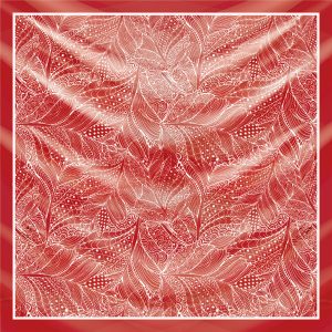 khăn bandana lụa silk họa tiết hoa - Mã 64 22