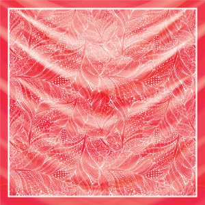 khăn bandana lụa silk họa tiết hoa - Mã 64 24