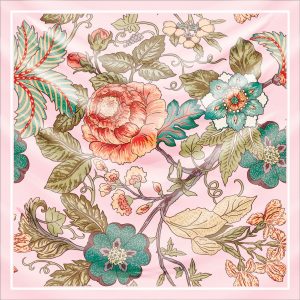 khăn bandana lụa silk họa tiết hoa - Mã 57 26