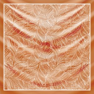 khăn bandana lụa silk họa tiết hoa - Mã 64 28