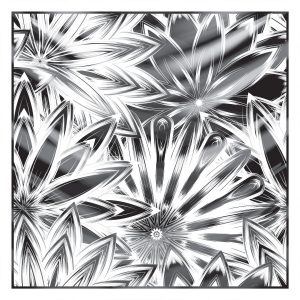 khăn bandana lụa silk họa tiết hoa - Mã 68 30