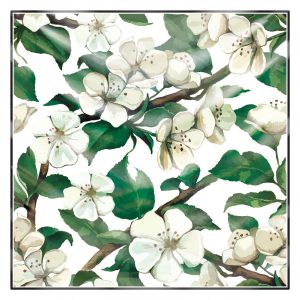 khăn bandana lụa silk họa tiết hoa - Mã 59 30