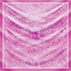 khăn bandana lụa silk họa tiết hoa - Mã 64 32