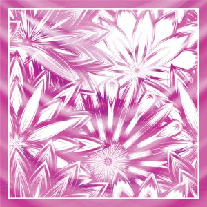 khăn bandana lụa silk họa tiết hoa - Mã 68 32