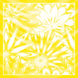 khăn bandana lụa silk họa tiết hoa - Mã 68 34