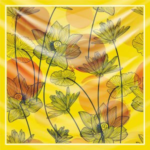 khăn bandana lụa silk họa tiết hoa - Mã 61 37 khăn bandana lụa silk họa tiết hoa - Mã 61 36