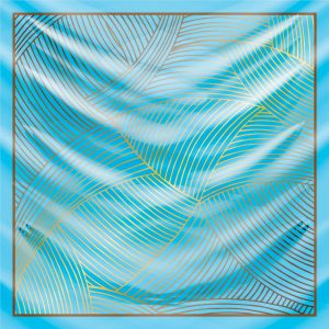 khăn bandana lụa silk họa tiết Luxury - Mã 07 40