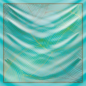 khăn bandana lụa silk họa tiết Luxury - Mã 07 46