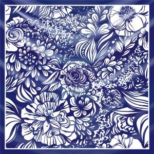 khăn bandana lụa silk họa tiết hoa - Mã 63 49 khăn bandana lụa silk họa tiết hoa - Mã 63 48