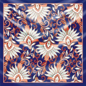 khăn bandana lụa silk họa tiết hoa - Mã 62 49 khăn bandana lụa silk họa tiết hoa - Mã 62 48