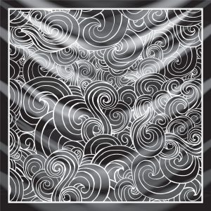 khăn bandana lụa silk họa tiết hoa - Mã 87 20