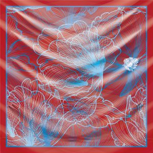 khăn bandana lụa silk họa tiết hoa - Mã 77 23 khăn bandana lụa silk họa tiết hoa - Mã 77 22