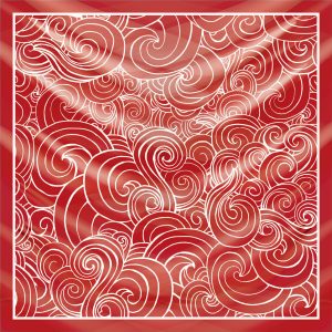 khăn bandana lụa silk họa tiết hoa - Mã 87 22