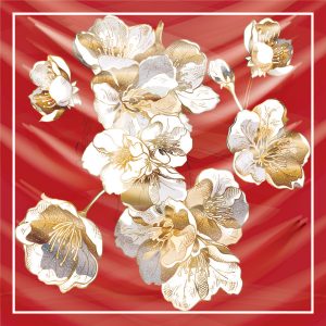 khăn bandana lụa silk họa tiết hoa - Mã 89 23 khăn bandana lụa silk họa tiết hoa - Mã 89 22