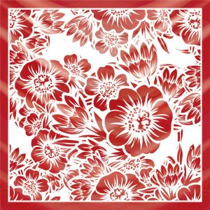 khăn bandana lụa silk họa tiết hoa - Mã 90 23 khăn bandana lụa silk họa tiết hoa - Mã 90 22