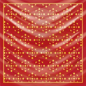 khăn bandana lụa silk họa tiết Luxury - Mã 17 22