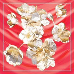 khăn bandana lụa silk họa tiết hoa - Mã 89 25 khăn bandana lụa silk họa tiết hoa - Mã 89 24