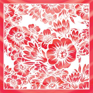 khăn bandana lụa silk họa tiết hoa - Mã 90 25 khăn bandana lụa silk họa tiết hoa - Mã 90 24