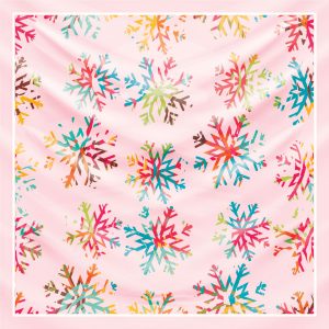 khăn bandana lụa silk họa tiết hoa - Mã 71 26