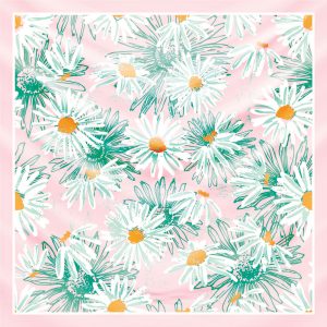 khăn bandana lụa silk họa tiết hoa - Mã 72 27 khăn bandana lụa silk họa tiết hoa - Mã 72 26