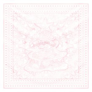 khăn bandana lụa silk họa tiết hoa - Mã 76 26