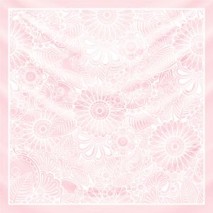 khăn bandana lụa silk họa tiết hoa - Mã 80 26