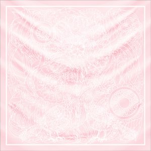 khăn bandana lụa silk họa tiết hoa - Mã 86 26