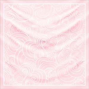 khăn bandana lụa silk họa tiết hoa - Mã 87 26