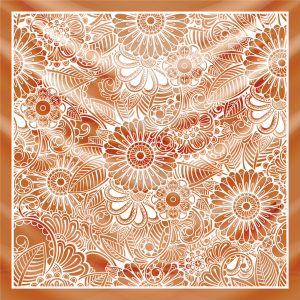 khăn bandana lụa silk họa tiết hoa - Mã 80 28