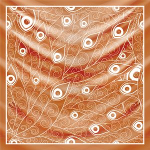 khăn bandana lụa silk họa tiết hoa - Mã 85 28