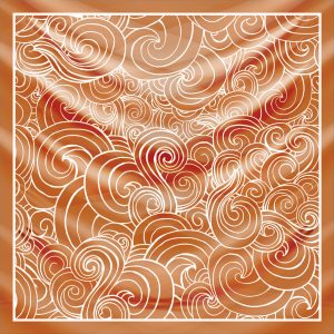 khăn bandana lụa silk họa tiết hoa - Mã 87 28