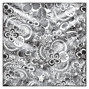 khăn bandana lụa silk họa tiết hoa - Mã 75 30