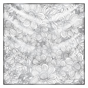 khăn bandana lụa silk họa tiết hoa - Mã 79 30