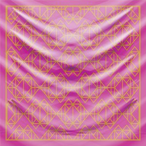 khăn bandana lụa silk họa tiết Luxury - Mã 16 32