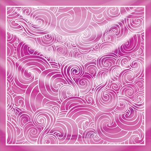 khăn bandana lụa silk họa tiết hoa - Mã 87 32