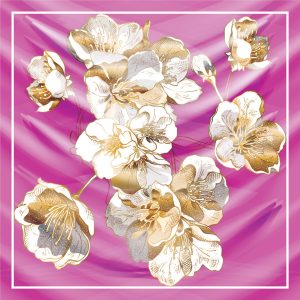 khăn bandana lụa silk họa tiết hoa - Mã 89 33 khăn bandana lụa silk họa tiết hoa - Mã 89 32