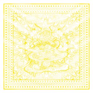 khăn bandana lụa silk họa tiết hoa - Mã 76 34