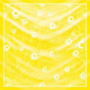 khăn bandana lụa silk họa tiết hoa - Mã 85 34