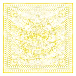 khăn bandana lụa silk họa tiết hoa - Mã 76 36