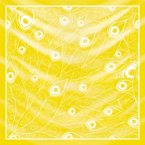 khăn bandana lụa silk họa tiết hoa - Mã 85 36