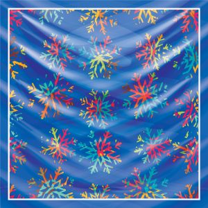 khăn bandana lụa silk họa tiết hoa - Mã 71 38