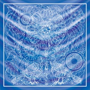 khăn bandana lụa silk họa tiết hoa - Mã 86 38