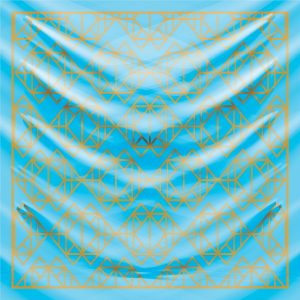 khăn bandana lụa silk họa tiết Luxury - Mã 16 40