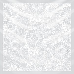 khăn bandana lụa silk họa tiết hoa - Mã 80 42